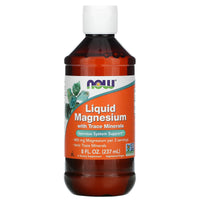 Now Foods, Magnesium/Trace Mins, 8 OZ Liquid UPC 733739012883 | HiLife Vitamins