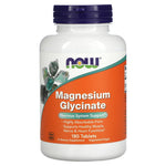 Now Foods, Magnesium Glycinate, 180 Tablets UPC 733739012890 | Hilife Vitamins