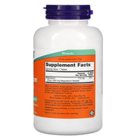 Now Foods, Magnesium Malate 1000 mg, 180 Tablets UPC 733739013002 | HiLife Vitamins