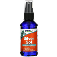 Now Foods, SILVER SOL 10 PPM, 4 Fl Oz UPC 733739014078 | HiLife Vitamins