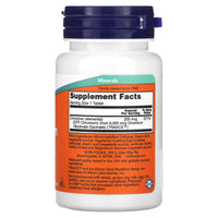 Now Foods, GTF Chromium, 200 mcg, 100 Tablets UPC 733739014306 | HiLife Vitamins