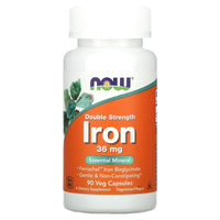 Now Foods, Iron 36mg Ferrochel, 90 Vegetarian Capsules UPC 733739014443 | HiLife Vitamins
