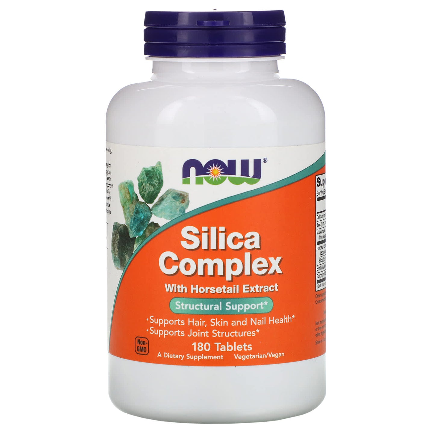 Now Foods, Silica Complex, 180 Tablets UPC 733739014924 | HiLife Vitamins