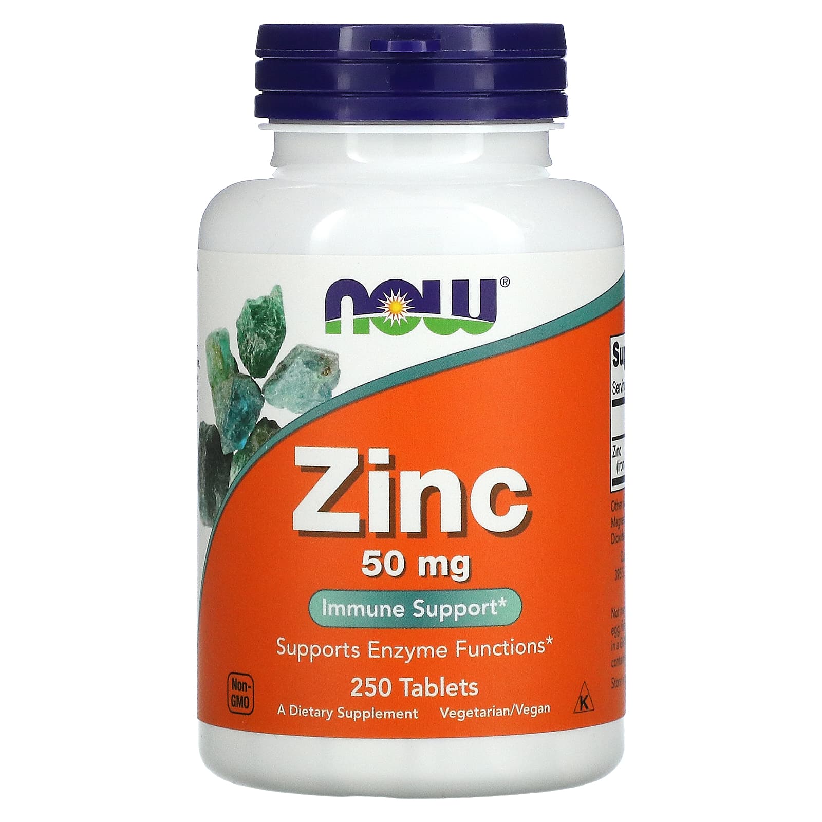 Now Foods, Zinc Gluconate 50 mg, 250 Tablets UPC 733739015228 | HiLife Vitamins