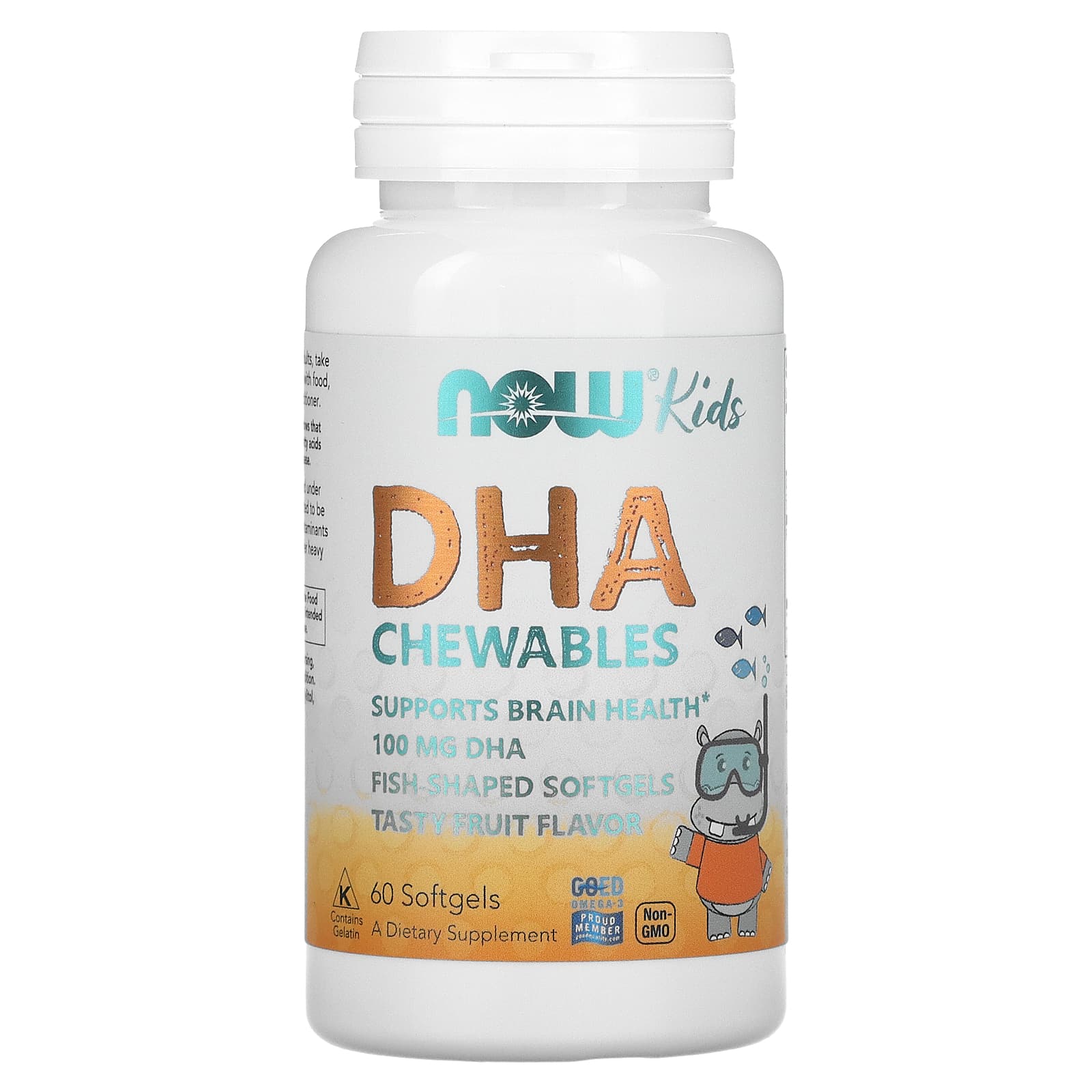 Now Foods, DHA 100 mg, 60 Softgels UPC 733739016072 | HiLife Vitamins
