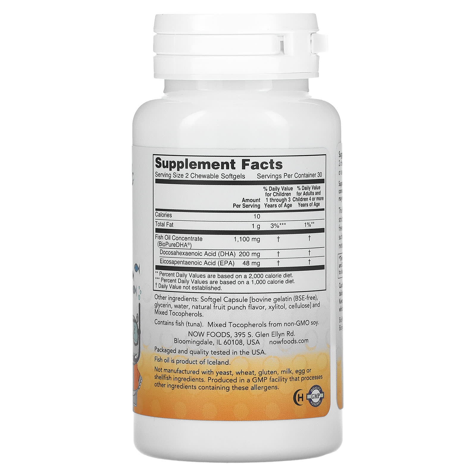 Now Foods, DHA 100 mg, 60 Softgels UPC 733739016072 | HiLife Vitamins