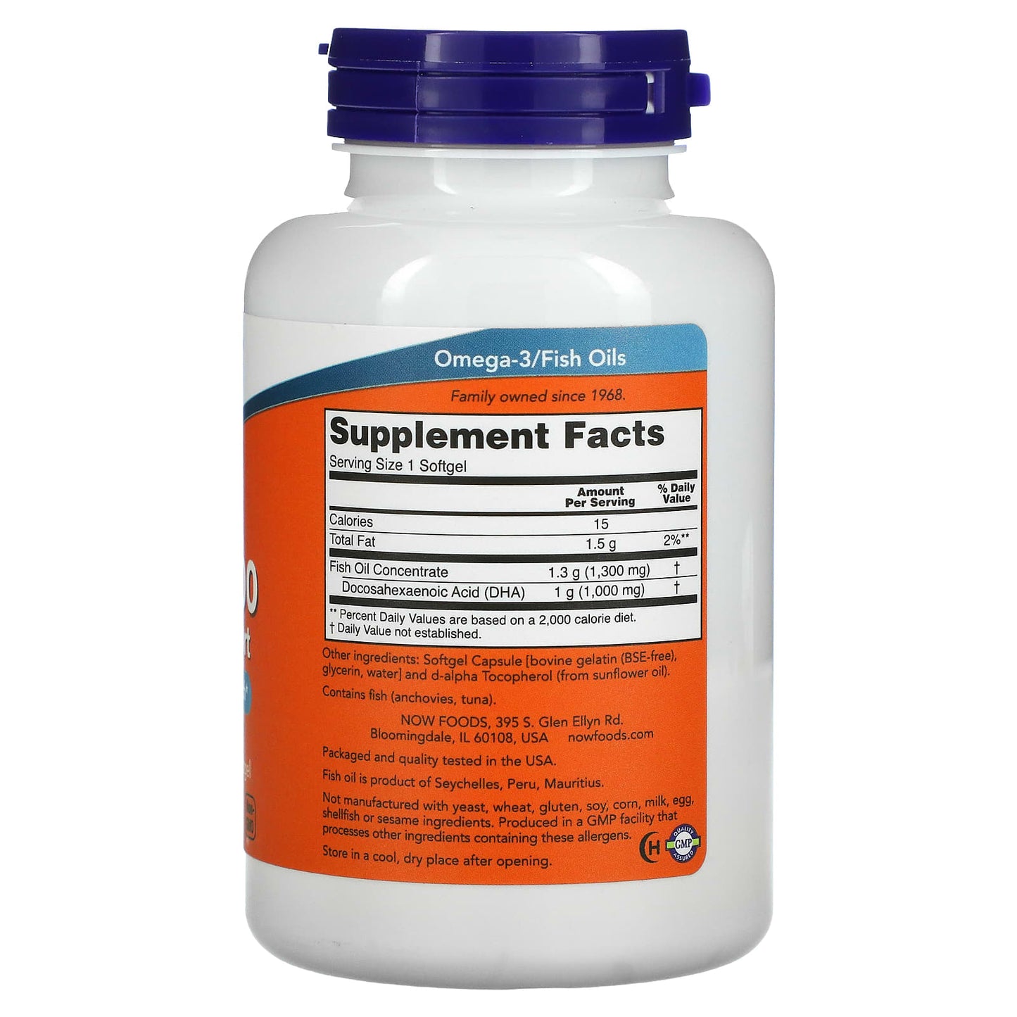 Now Foods, DHA 1000mg BRAIN SUPPORT, 90 SGELS UPC 733739016140 | HiLife Vitamins