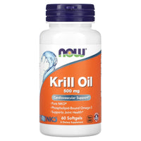 Now Foods, Neptune Krill Oil, 500 mg, 60 Softgels UPC 733739016256 | HiLife Vitamins