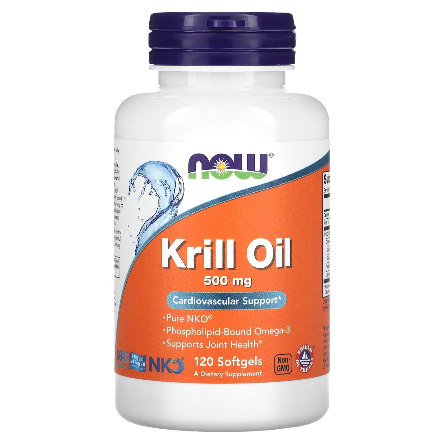 Now Foods, Neptune Krill Oil 500 mg, 120 Softgels UPC 733739016263 | HiLife Vitamins