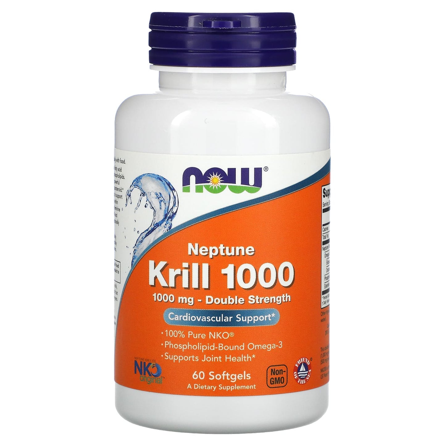 Now Foods, Neptune Krill 1000 mg, 60 Softgels UPC 733739016270 | HiLife Vitamins
