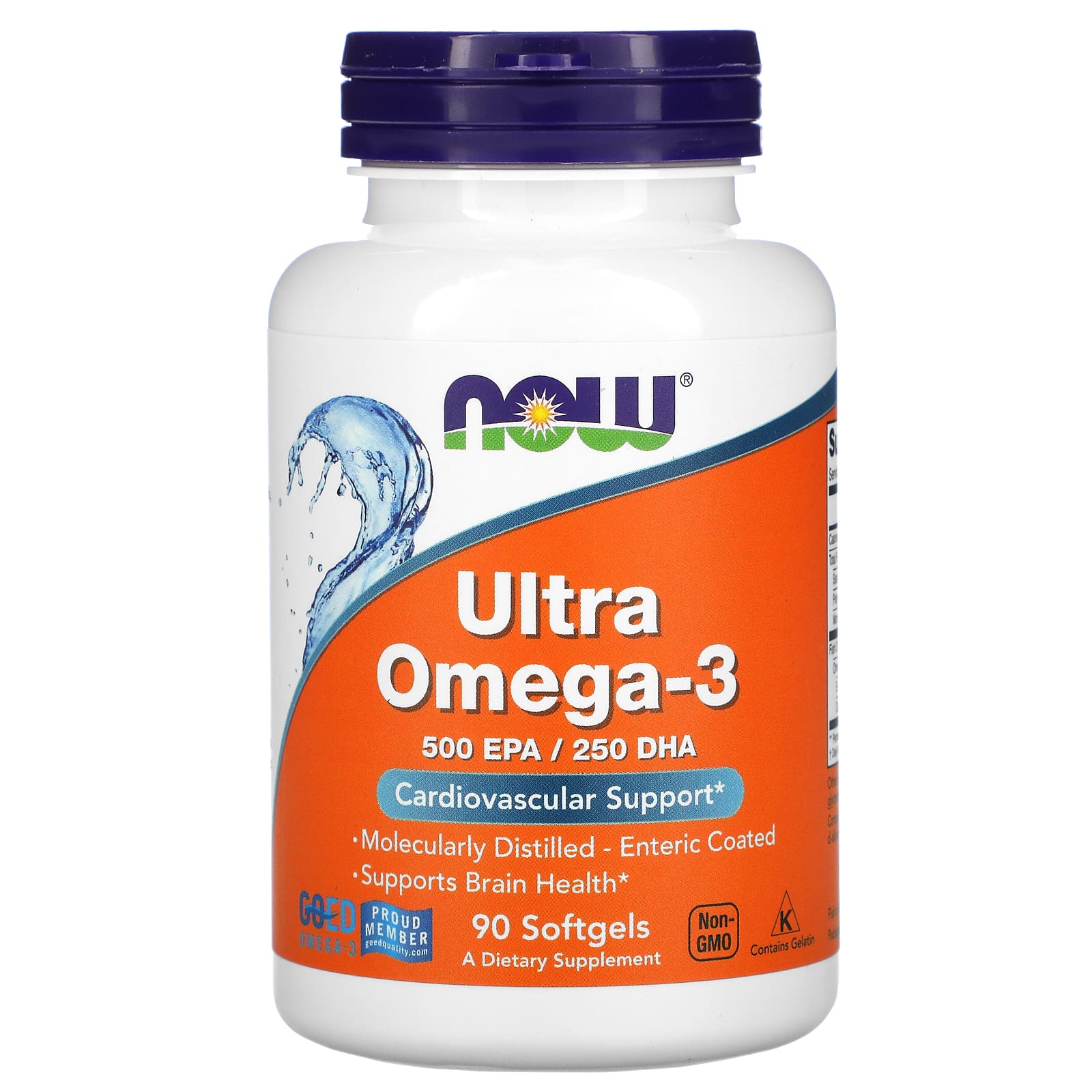 Now Foods, ULTRA OMEGA 3 FISH OIL 90, 90 Softgels UPC 733739016614 | HiLife Vitamins