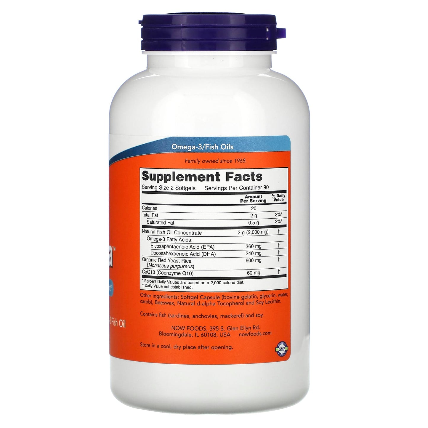 Now Foods, Red Omega, 180 Softgels UPC 733739016768 | HiLife Vitamins