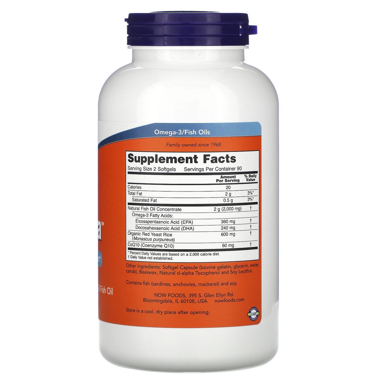 Now Foods, Red Omega, 180 Softgels UPC 733739016768 | HiLife Vitamins