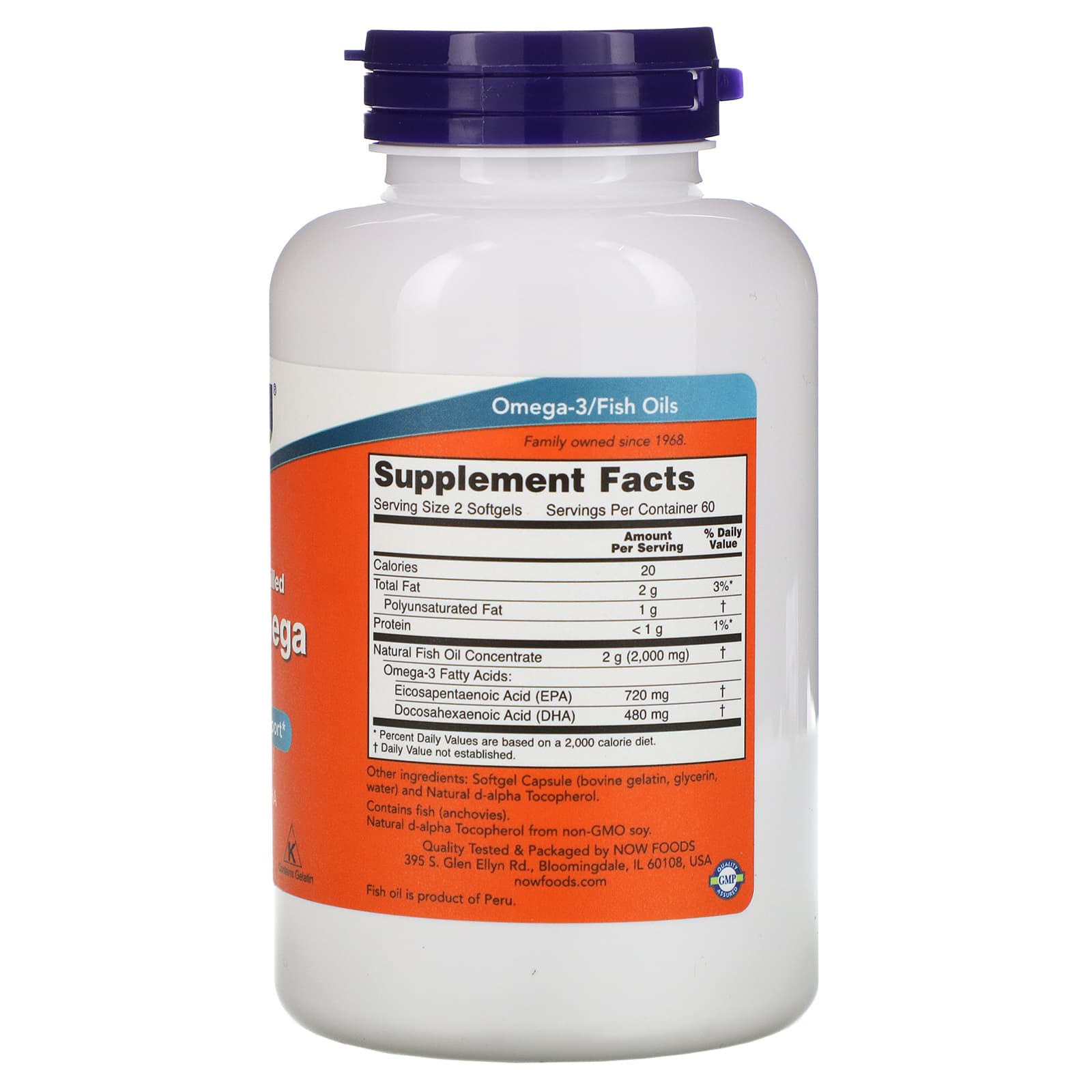 Now Foods, SUPER EPA 2X, 120 Softgels UPC 733739016829 | HiLife Vitamins
