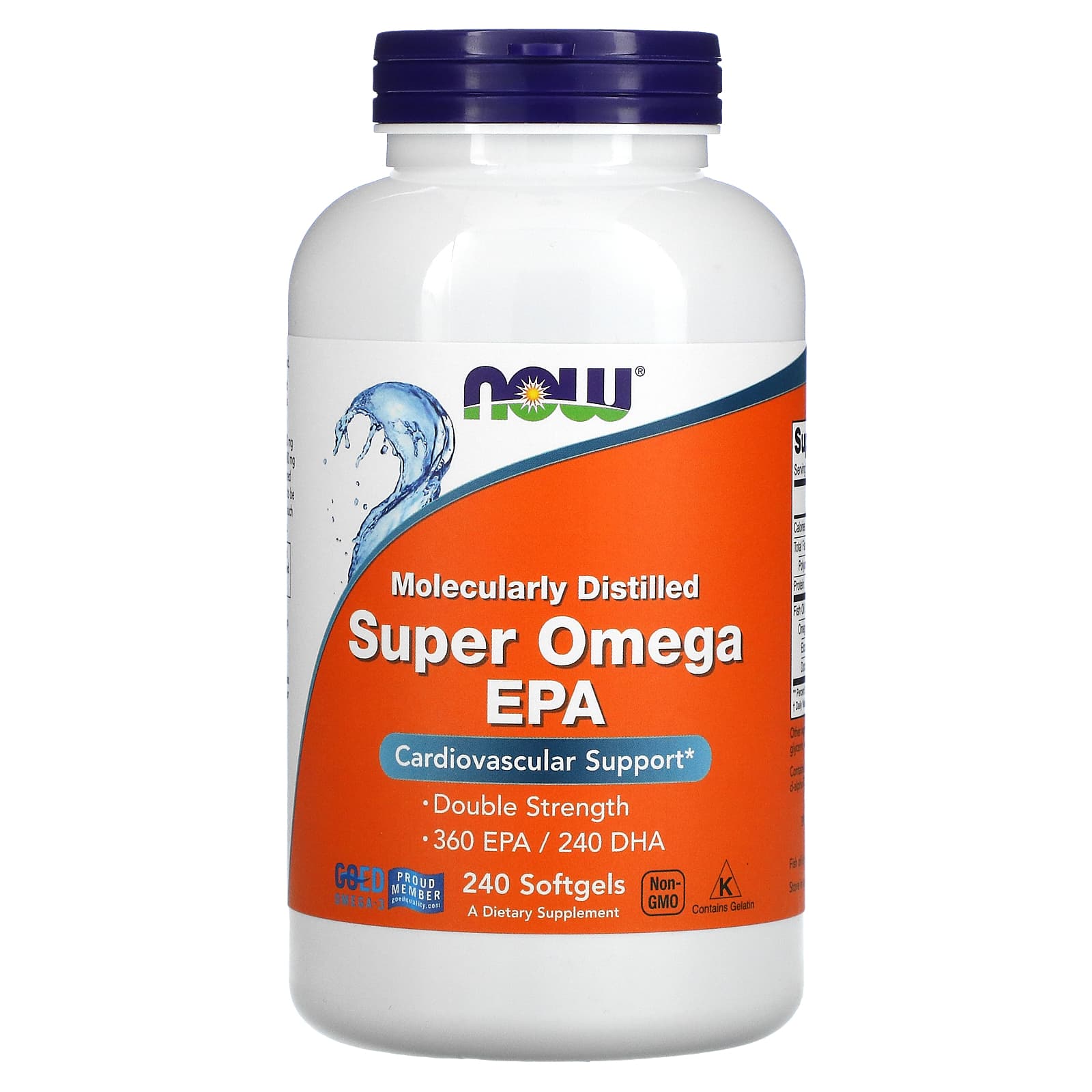 Now Foods, Super Epa 1200 mg, 240 Softgels UPC 733739016836 | HiLife Vitamins