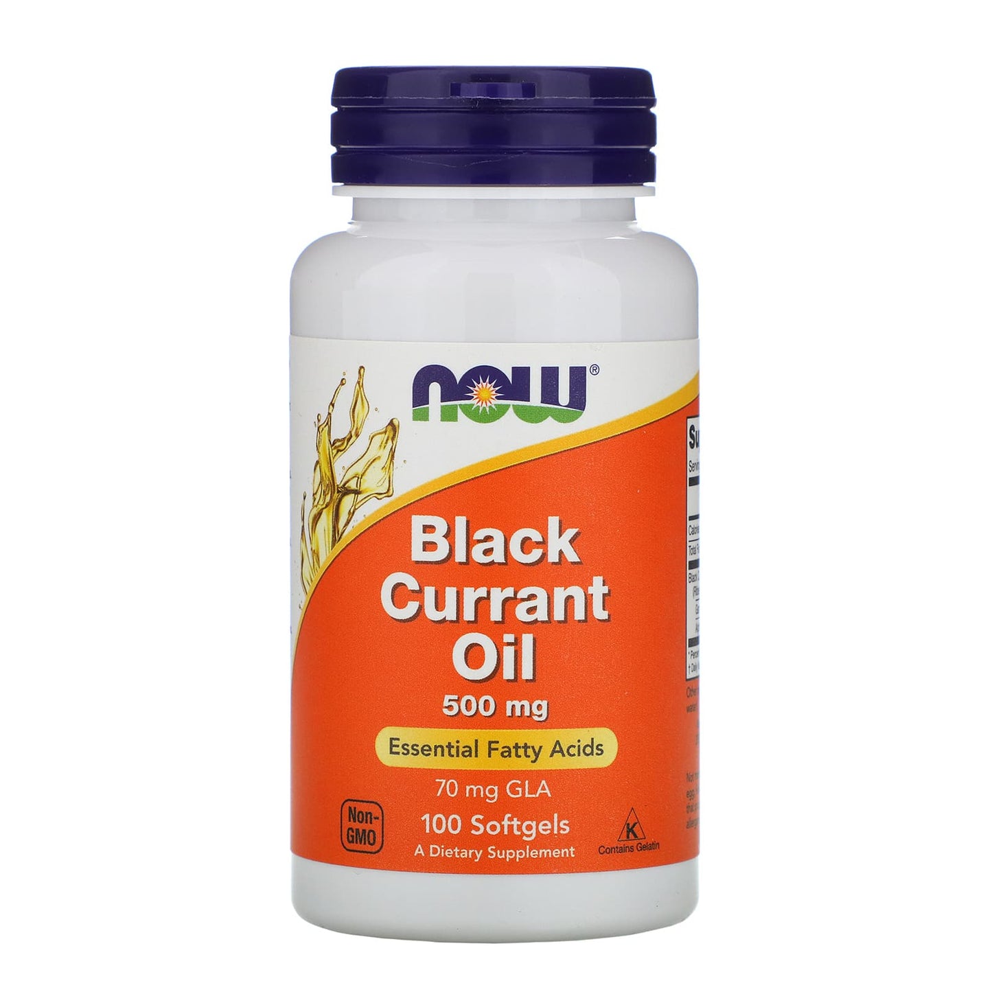 Now Foods, BLACK CURRANT OIL 90mg, 100 Softgels UPC 733739017154 | HiLife Vitamins