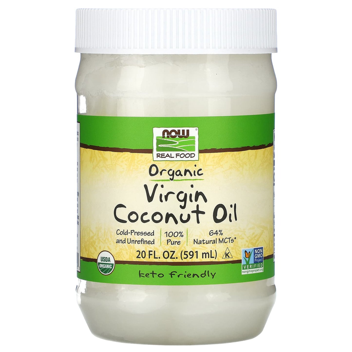 Now Foods, Organic Coconut Oil Virgin, 1 Fl. Oz UPC 733739017260 | HiLife Vitamins