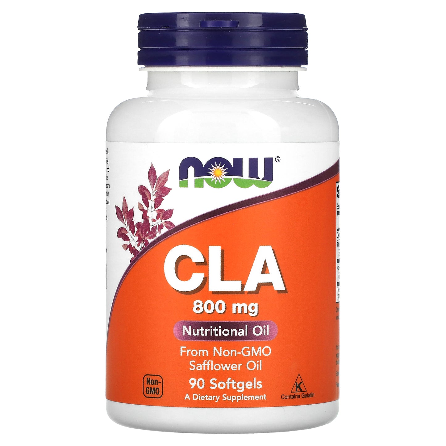 Now Foods, CLA, 800 mg, 90 Softgels UPC 733739017277 | HiLife Vitamins
