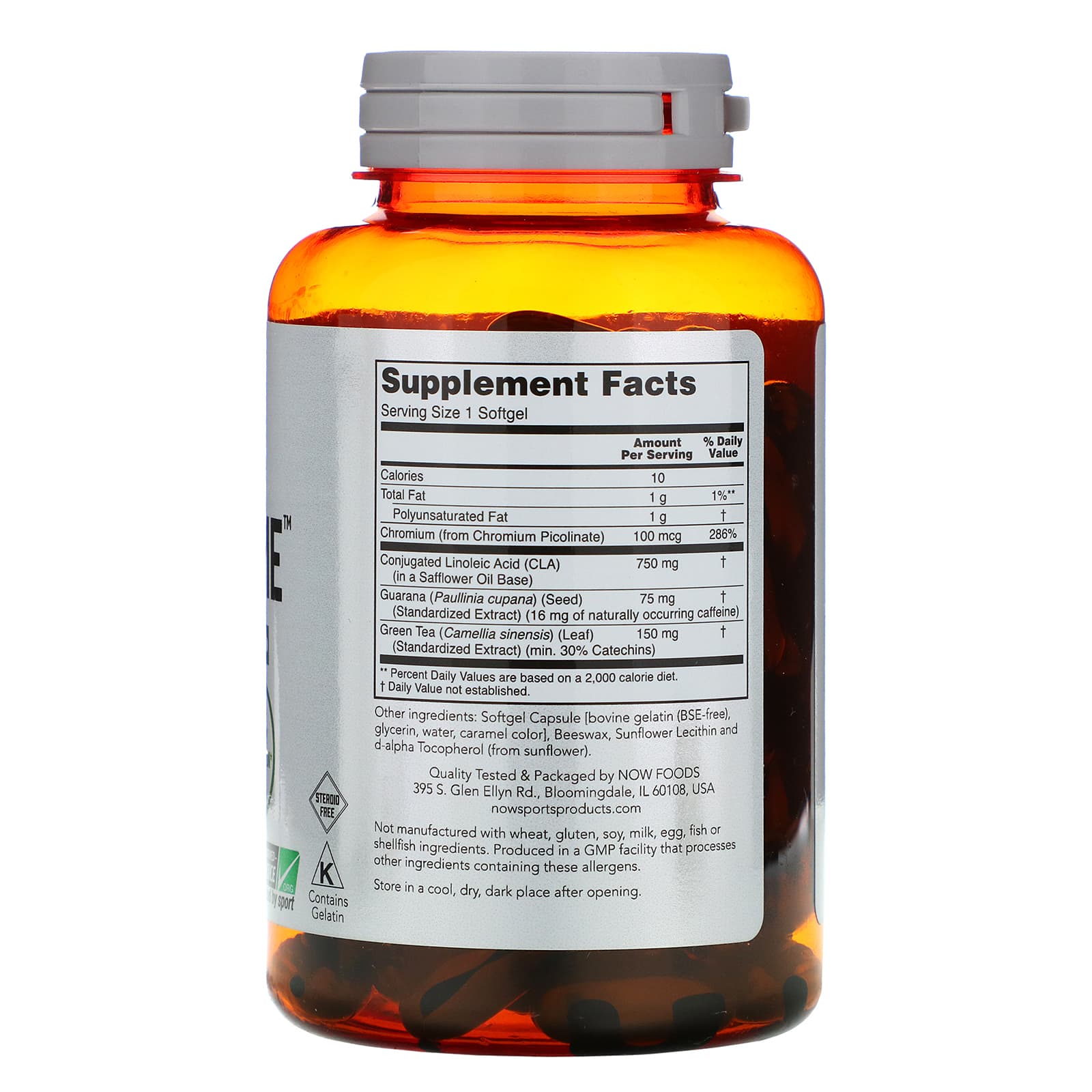 Now Foods, CLA EXTREME NEW 90 SGELS, 90 Softgels UPC 733739017314 | HiLife Vitamins