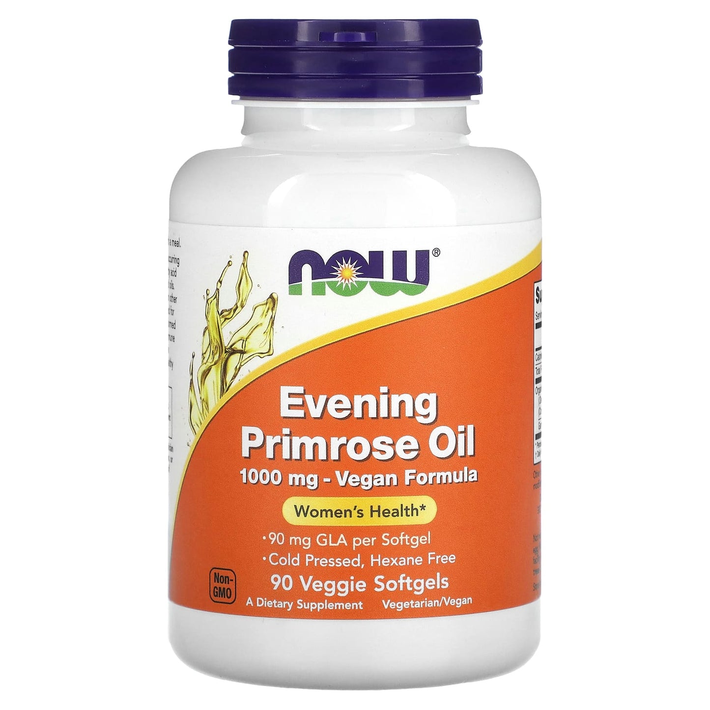 Now Foods, EVENING PRIM OIL ORG 1000mg, 90 Veg Gels UPC 733739017581 | HiLife Vitamins