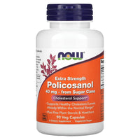 Now Foods, POLICOSANOL 40MG PLUS, 90 Veg Caps UPC 733739018250 | HiLife Vitamins