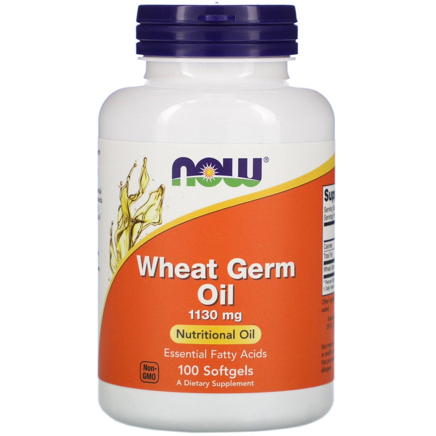 Now Foods, WHEAT GERM OIL, 100 Softgels UPC 733739018700 | HiLife Vitamins