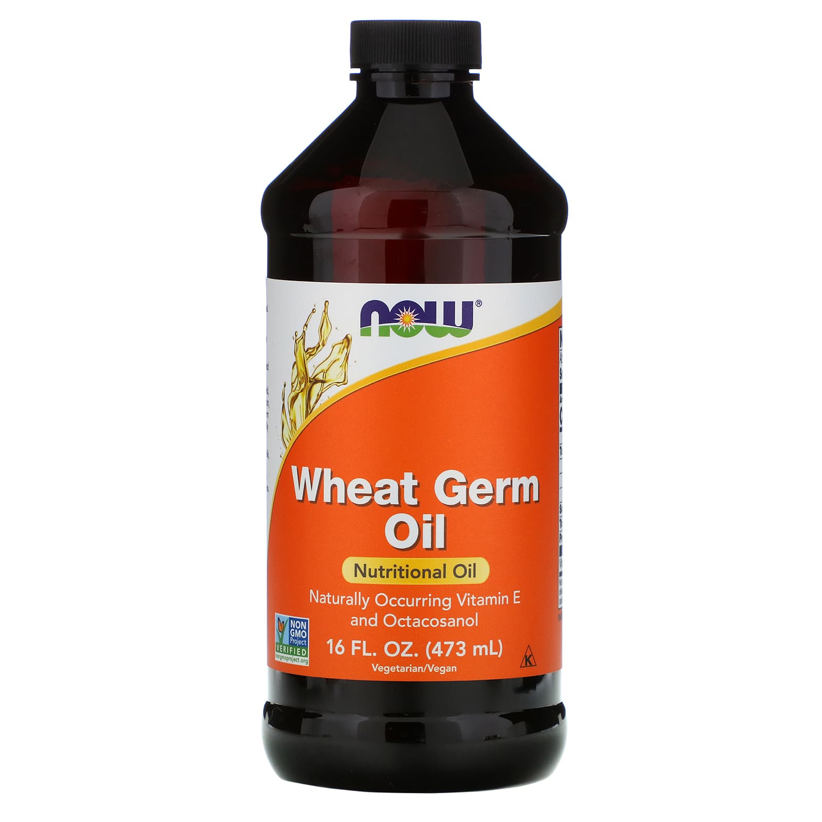 Now Foods, Wheat Germ Oil, 16 fl oz UPC 733739018809 | HiLife Vitamins