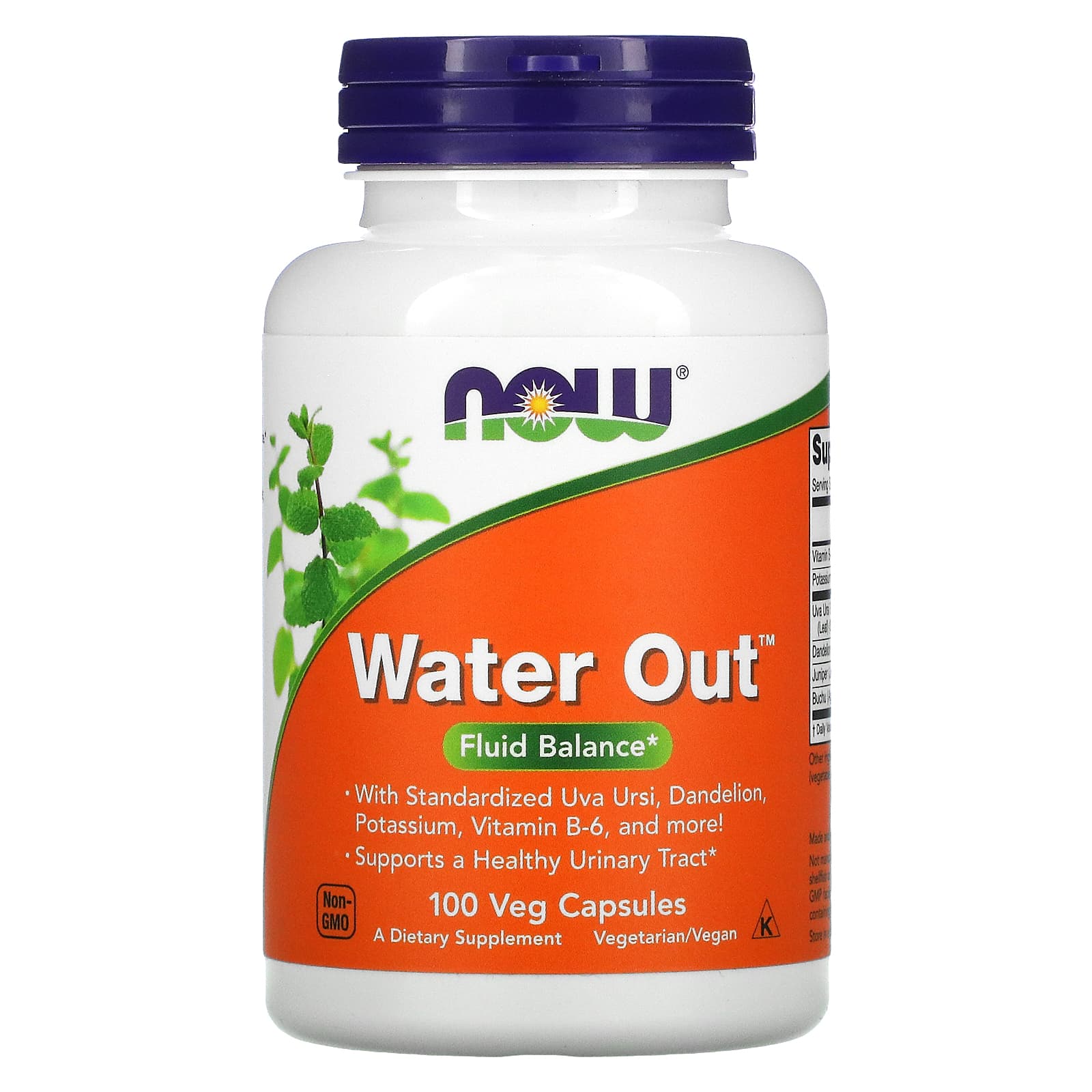 Now Foods, Water Out™, 100 Veg Capsules UPC 733739019080 | HiLife Vitamins