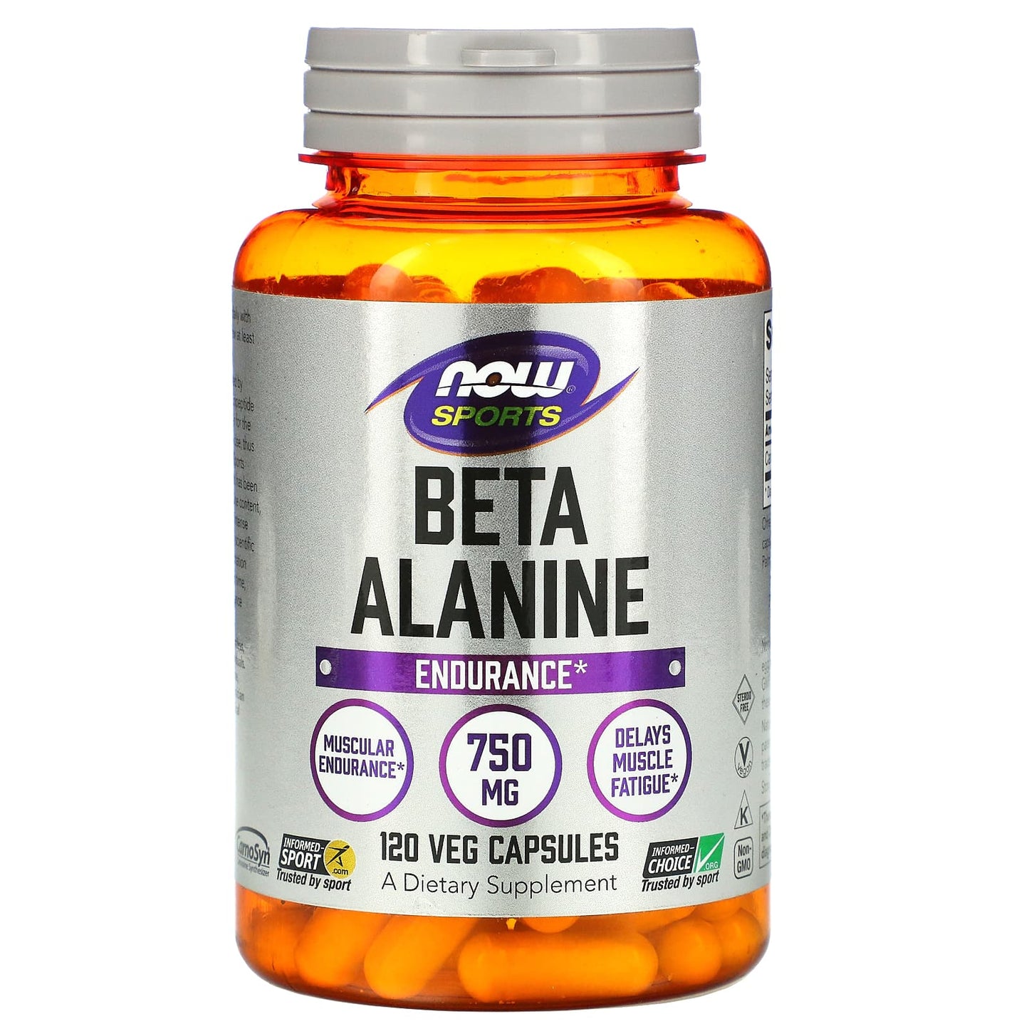 Now Foods, BETA ALANINE 120, 120 Capsules UPC 733739020086 | HiLife Vitamins