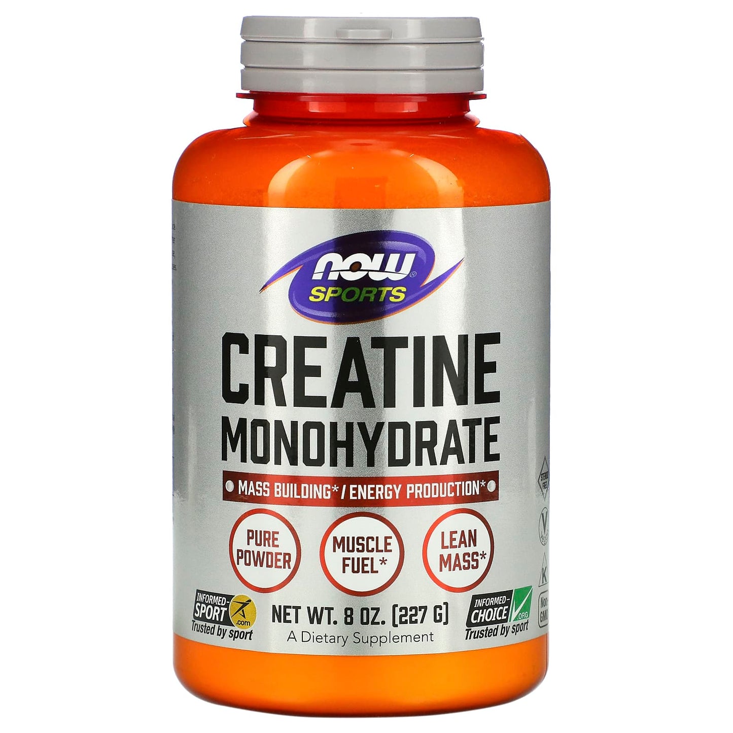 Now Foods, Creatine, 8 OZ Powder UPC 733739020307 | HiLife Vitamins