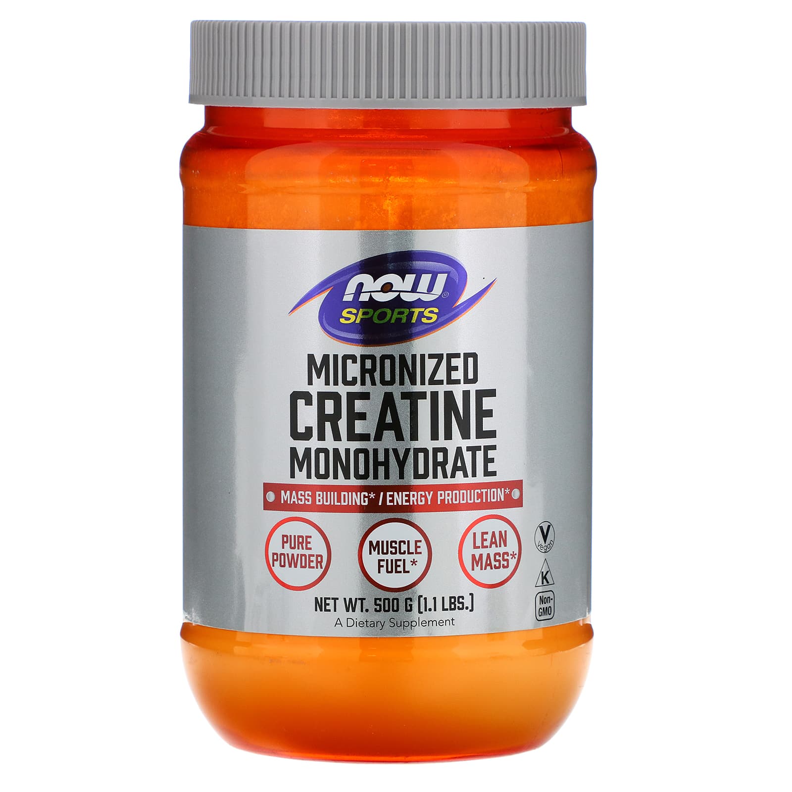 Now Foods, Creatine Micronized, 500 GM UPC 733739020383 | HiLife Vitamins