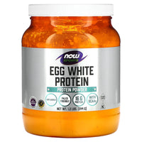 Now Foods, Egg White W/Biotin, 1.2 lbs Powder UPC 733739020406 | HiLife Vitamins