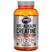 Now Foods, Kre-Alkalyn® Creatine 750mg, 240 Capsules UPC 733739020536 | HiLife Vitamins