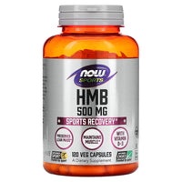 Now Foods, Hmb 500mg, 120 Veg Capsules UPC 733739020543 | HiLife Vitamins