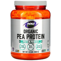 Now Foods, ORGANIC PEA PROTEIN, 1.5 LB UPC 733739021083 | HiLife Vitamins
