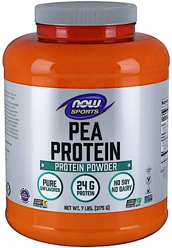 Now Foods, PEA PROTEIN UNFLAVORED, 7 lbs UPC 733739021243 | HiLife Vitamins
