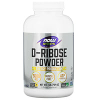 Now Foods, D-Ribose Powder 100% Pure, 1 Powder UPC 733739021373 | HiLife Vitamins