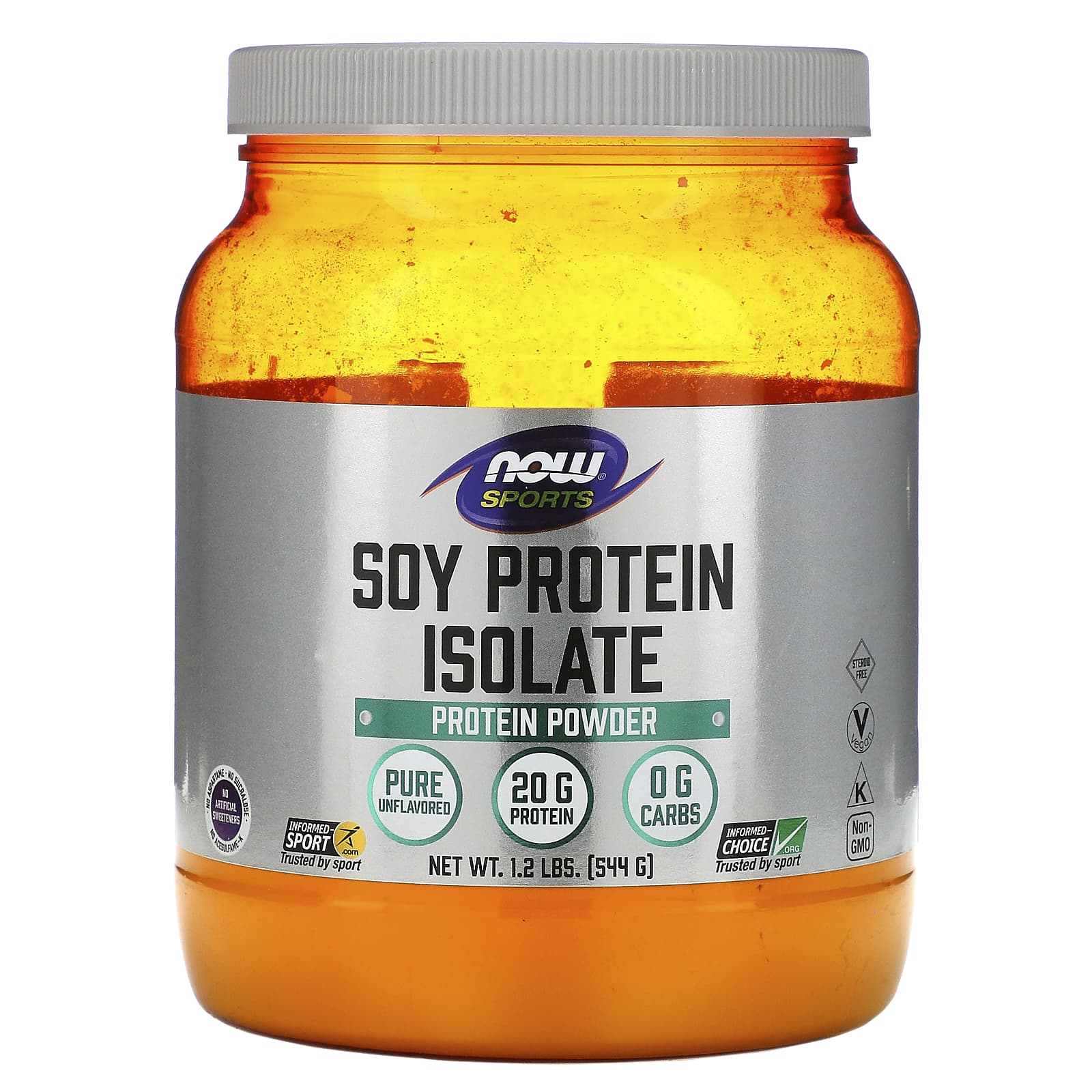 Now Foods, SOY PROTEIN NON-GMO, 1.2 Powder UPC 733739021564 | HiLife Vitamins