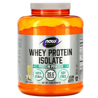 Now Foods, Whey Protein Isolate Powder Creamy Vanilla, 5 lbs UPC 733739021595 | HiLife Vitamins