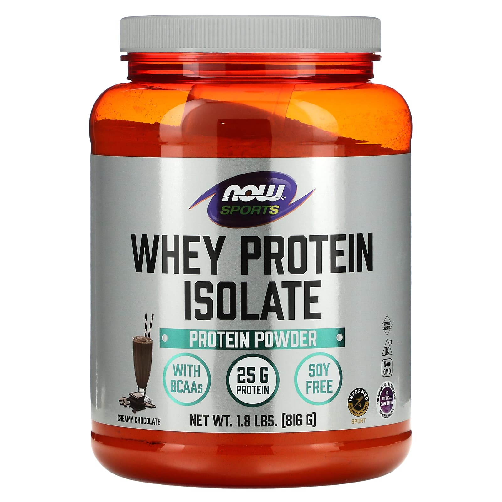 Now Foods, Whey Protein Isolate Dutch Chocolate Powder, 1.8 UPC 733739021625 | HiLife Vitamins