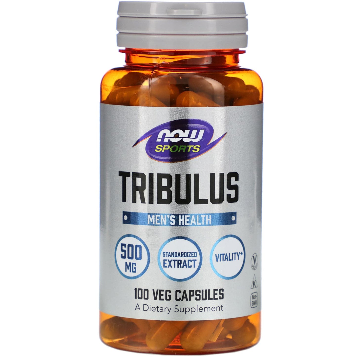 Now Foods, Tribulus 500mg Standardized, 100 Vegetarian Capsules UPC 733739021700 | HiLife Vitamins