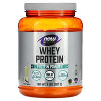 Now Foods, Whey Protein Powder, Creamy Vanilla, 2 LBS Powder UPC 733739021854 | HiLife Vitamins