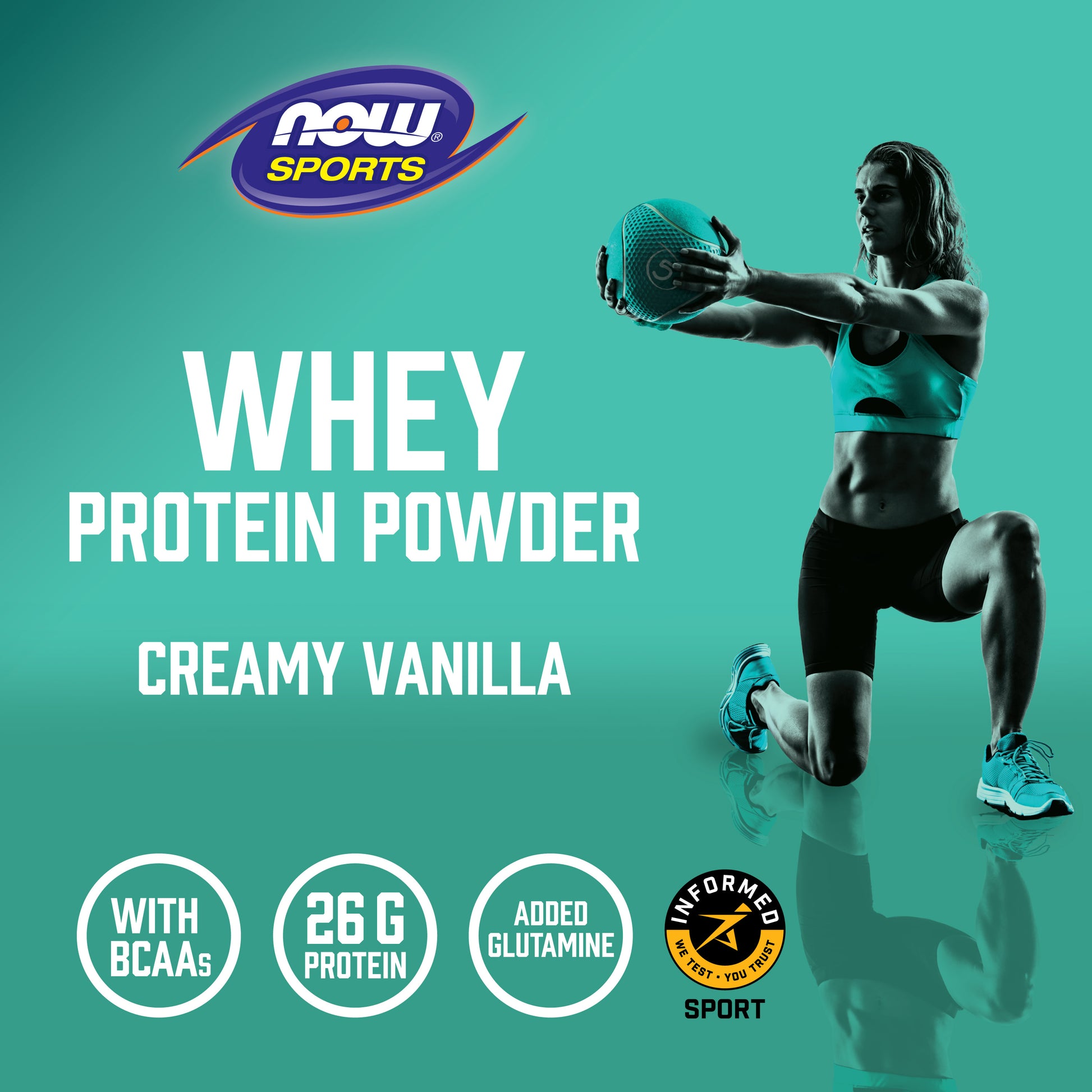 Now Foods, Whey Protein Powder, Creamy Vanilla, 2 LBS Powder UPC 733739021854 | HiLife Vitamins