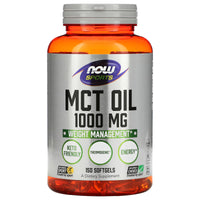 Now Foods, MCT OIL 1,000 MG, 150 Softgels UPC 733739021960 | HiLife Vitamins