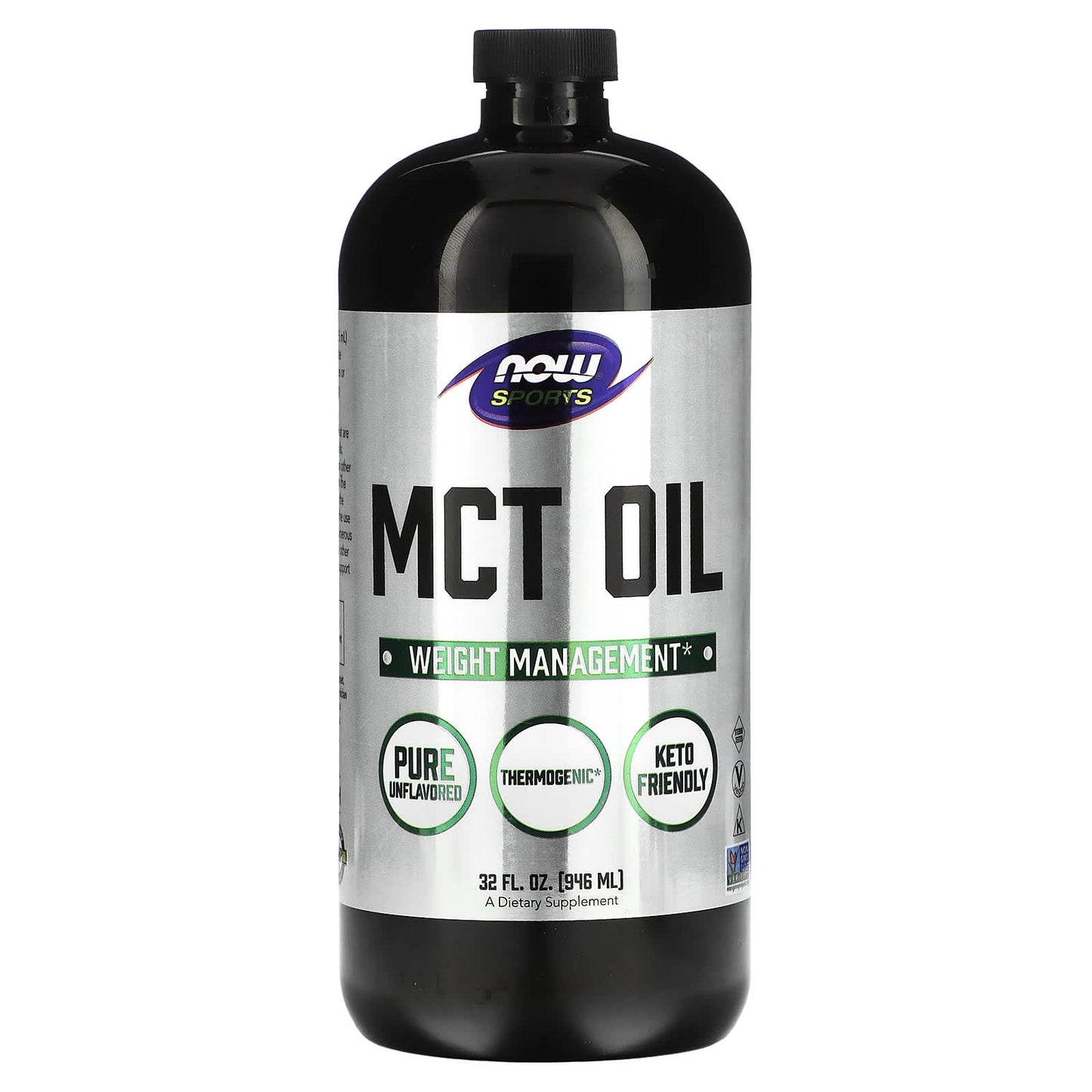 Now Foods, Sports, MCT Oil, 32 Fl OZ UPC 733739021991 | HiLife Vitamins