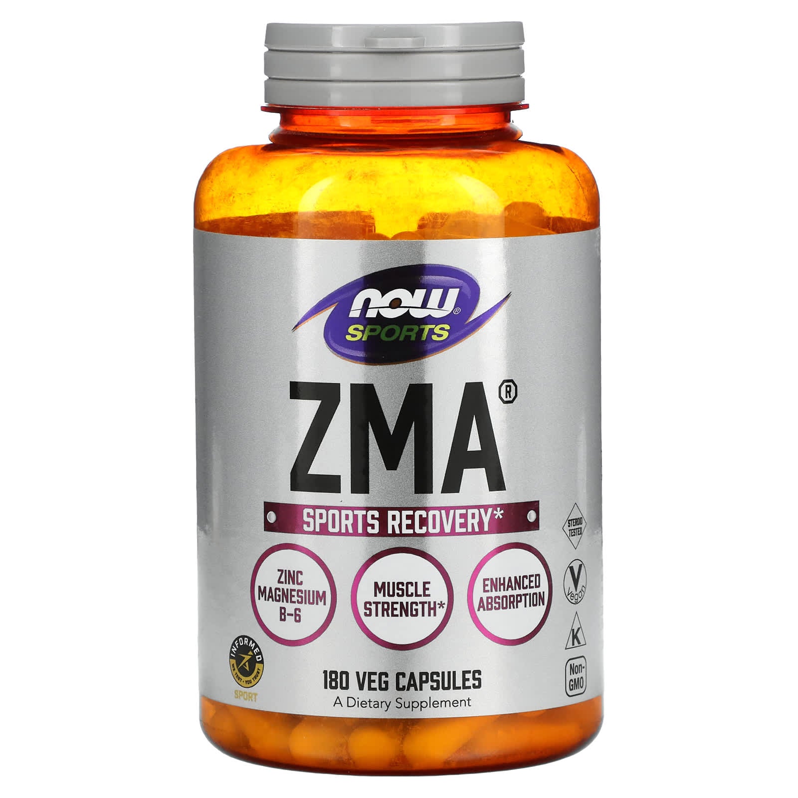 Now Foods, ZMA 800MG 180, 180 Capsules UPC 733739022011 | HiLife Vitamins