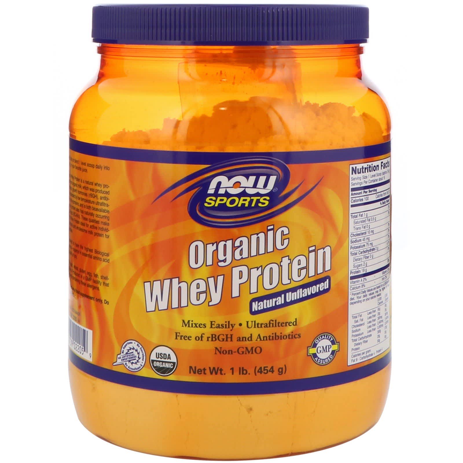 Now Foods, Organic Whey Protein Concentrate, 1 Powder UPC 733739022059 | HiLife Vitamins
