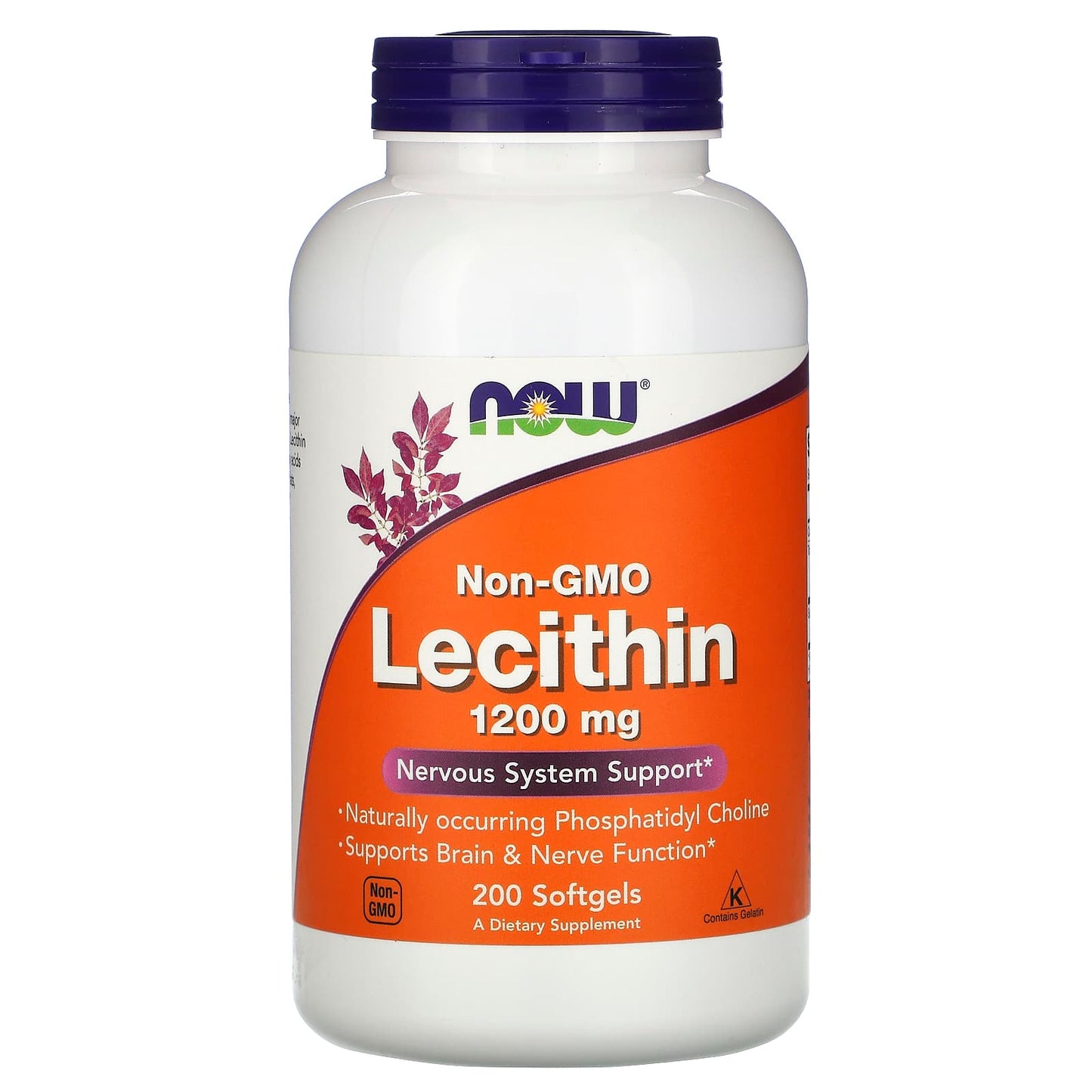 Now Foods, LECITHIN 1200mg, 200 Softgels UPC 733739022127 | HiLife Vitamins