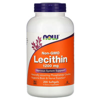 Now Foods, LECITHIN 1200mg, 200 Softgels UPC 733739022127 | HiLife Vitamins
