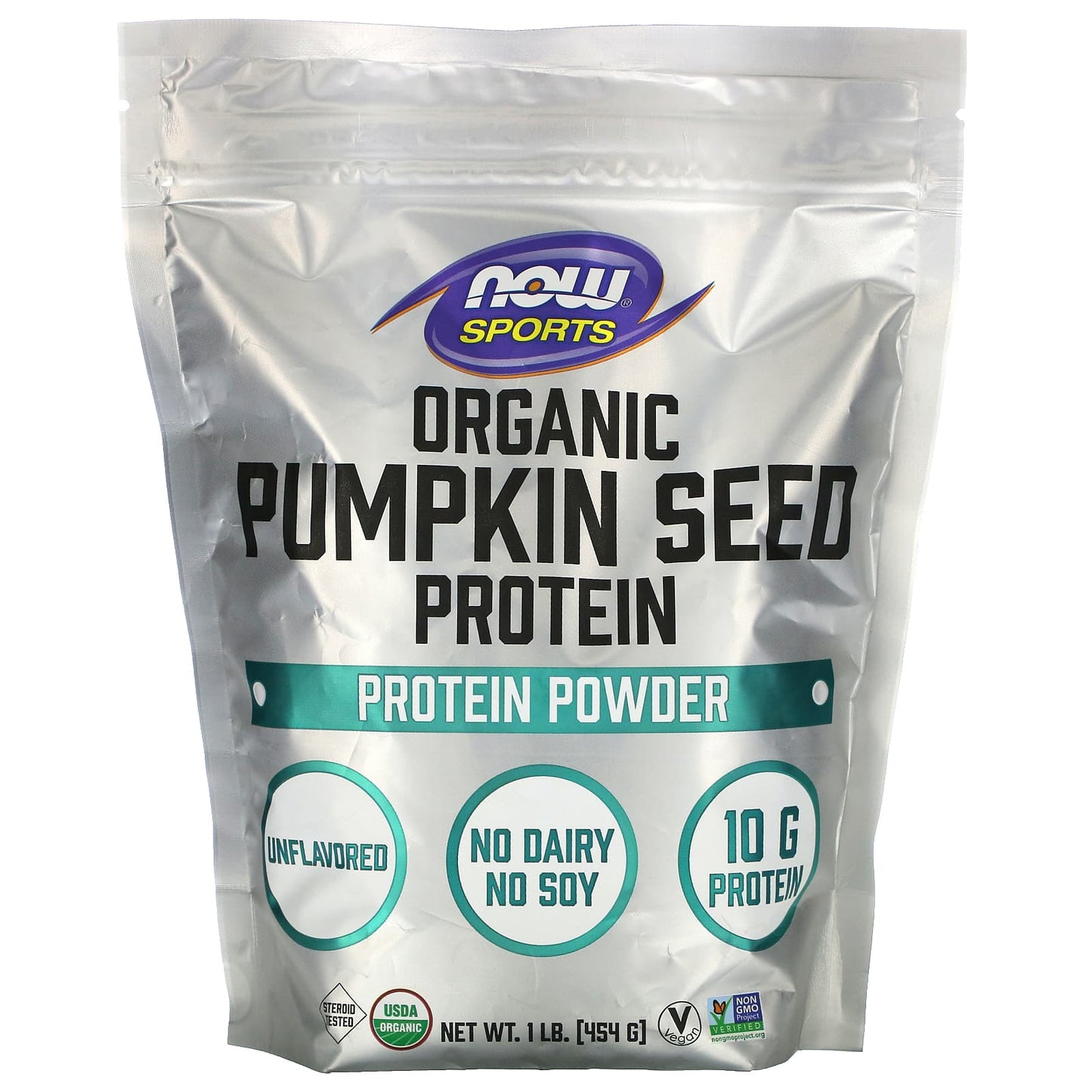 Now Foods, ORG PUMPKIN SEED PROTEIN, 1 LB UPC 733739022271 | HiLife Vitamins